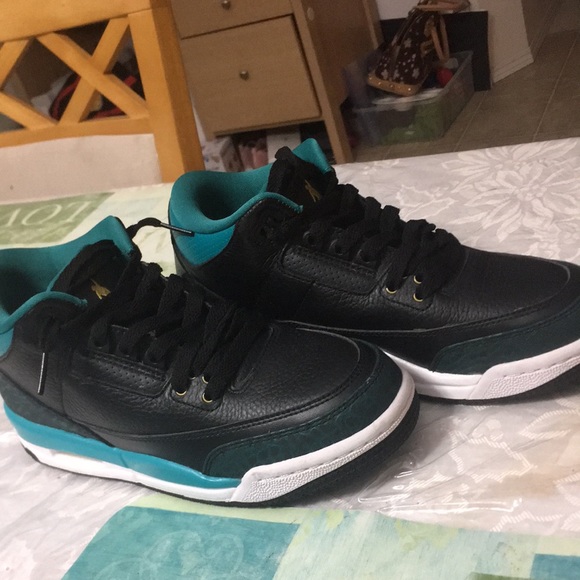 Air Jordan 3 Retro GS 'Rio Teal' - Picture 3 of 11